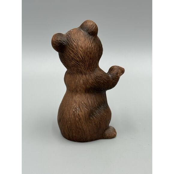 Vintage Homco Home Interiors #1414 Set of 3 Brown Bear Cubs Figurines - Picture 4 of 14